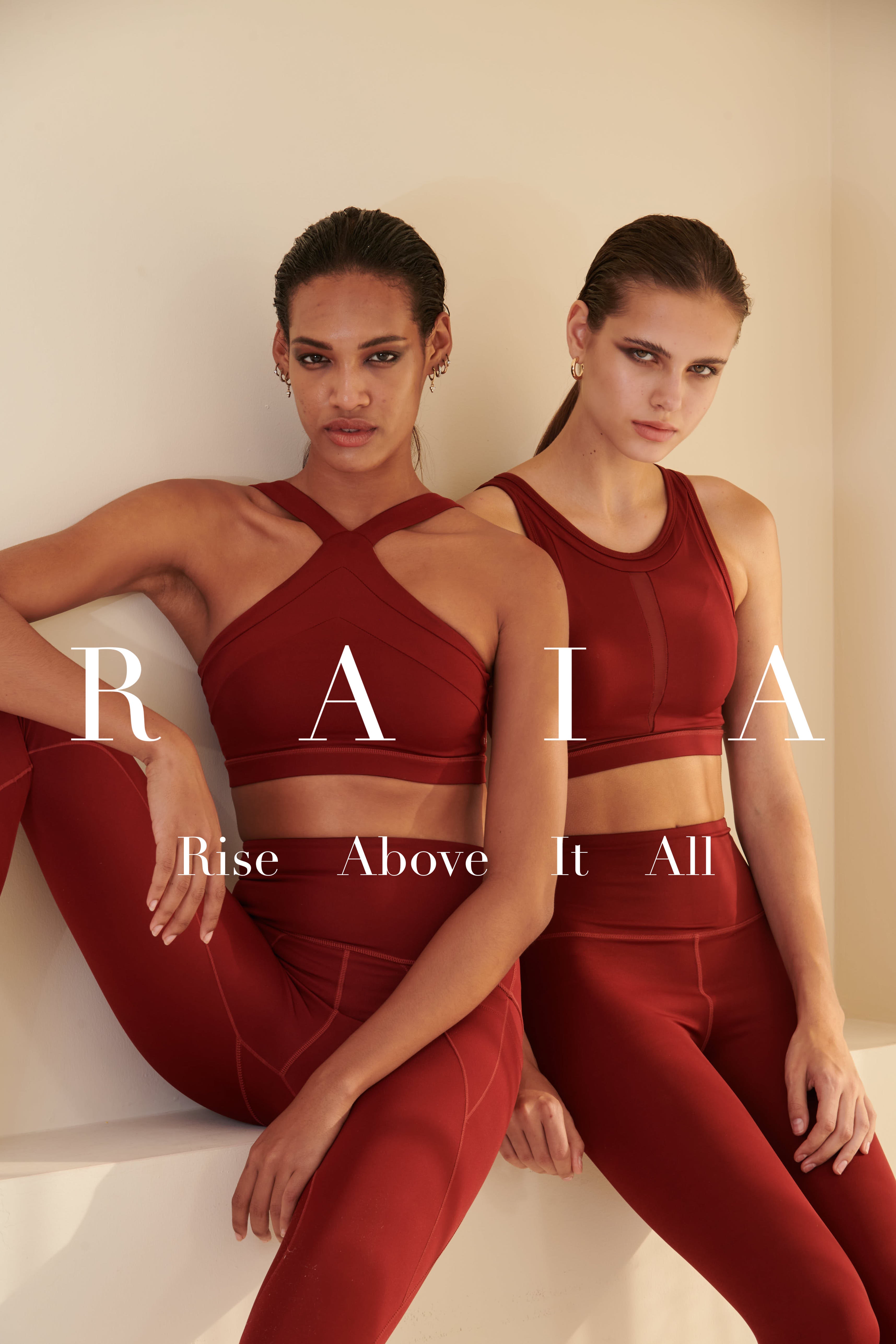RAIA® RISE ABOVE IT ALL, SUSTAINABLE ACTIVEWEAR