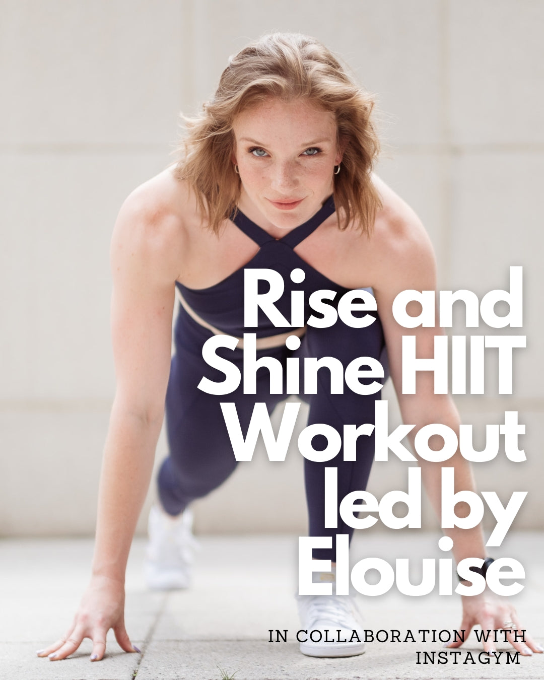 High Rise Work Out Join us for Rise and Shine HIIT Workout featuring @el.ouise_ in ...