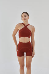 NEW AirRise Perform Pocket Shorts - Wine Red