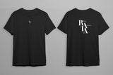 Unisex Oversized Cotton T-Shirt with "Rise Above It All" Logo -Black R2