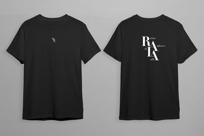 RAIA Logo Knit Tee  - Black R2