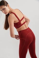 Wine Red AirRise Perform Pocket legging